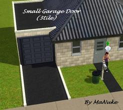 Sims 3 — MaNuke Small Garage Door by manuke — small garage door great for the smaller lots with limited space