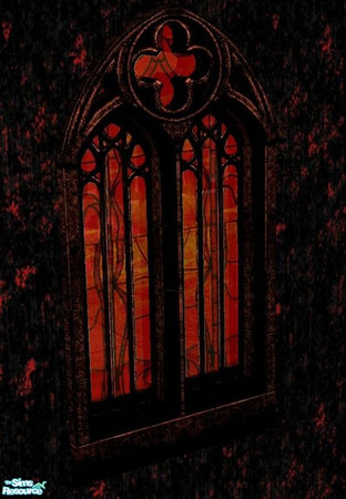 Sims 2 — Gothic Recolor Set - Window by TheNinthWave — Gothic Window.
