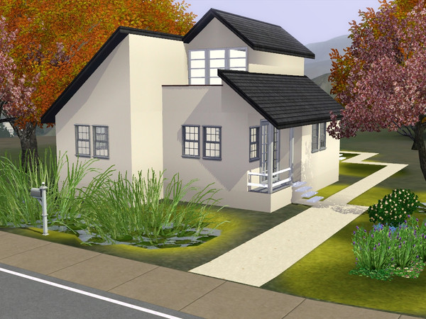 Sims 3 — Stillwater Cottage Colourful by modern_designs — Stillwater Cottage With A Lovely Colourful Landscape