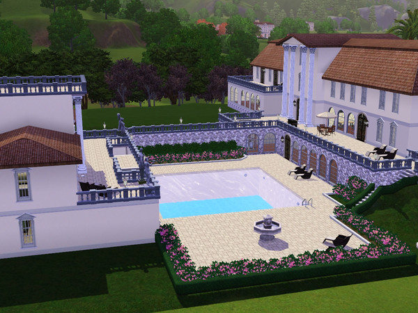 Sims 3 — LA Mansion by simperfect1991 — A beautiful mansion with lots of space. Build in an historic theme, the mansion