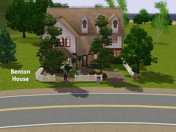 Sims 3 — Benton House by DO5NBR — A charming family home, lovely furnished and decorated throughout. It offers on the