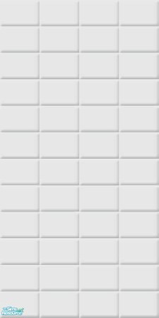 Sims 2 — Simified - medium white tile by eradicus — matches other simified walls & floors