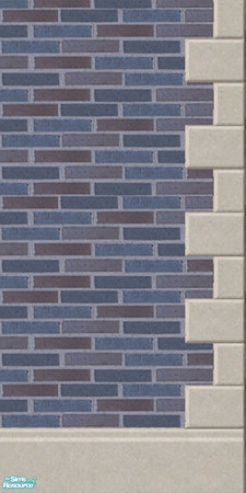 Sims 2 — Simified - blue onyx 4 by eradicus — there are 9 walls to make up this set