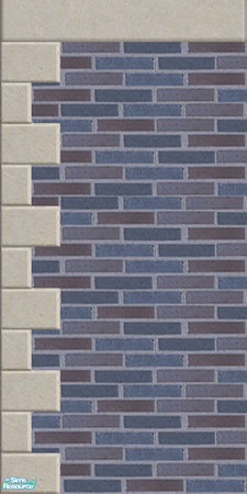 Sims 2 — Simified - blue onyx 2 by eradicus — there are 9 walls to make up this set