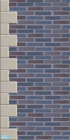 Sims 2 — Simified - blue onyx 1 by eradicus — there are 9 walls to make up this set