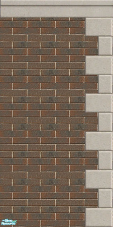 Sims 2 — Simified - antique tan 9 by eradicus — there are 9 walls to make up this set