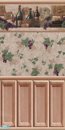 Sims 2 — Wine Shelf by Halfcreek — created by Halfcreek