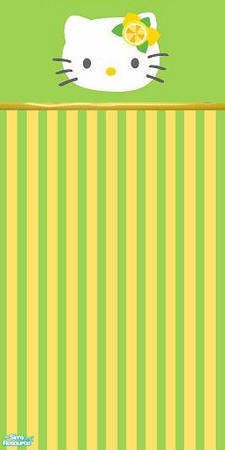 Sims 2 — HelloKittySet - PaintedWallTwo by wb_rumor — TSRAA--PS