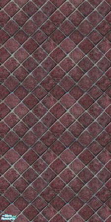 Sims 2 — Matchey Matchey in Burgandy - Wall by tamlfra — Simple recolor of a Maxis floor, that matches this entire set.