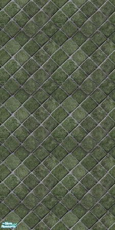 Sims 2 — Matchey Matchey in Green - Wall by tamlfra — Simple recolor of a Maxis floor, that matches this entire set. 