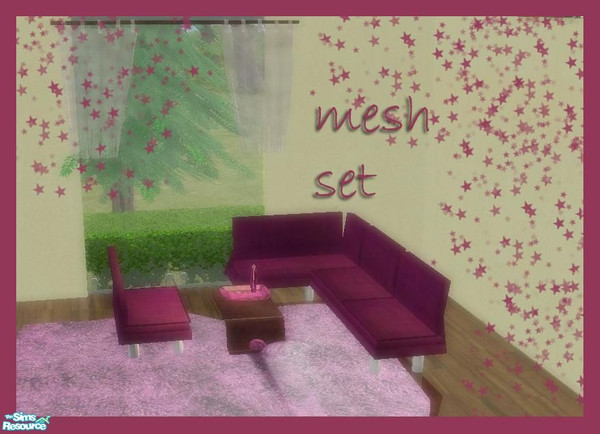 Sims 2 — MESH_LIVING by archys creations — YOU CAN RECOLOR