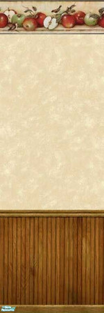 Sims 2 — Apple of My Eye 6 by drouinr — This set of coordinated wall coverings and floor treatments, in red and green