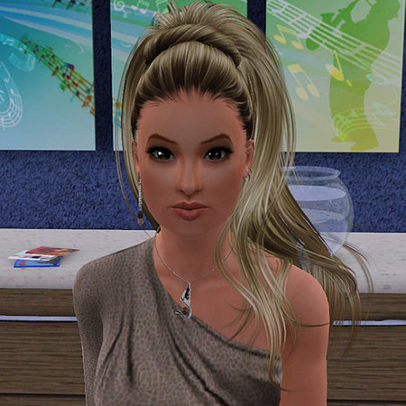 Sims 3 — Elana Yates V1.0 by elterlouw — Elana Yates, YAF Sim, by Eva - Face skin (Silk) by Lady Frontbum - Body Skin