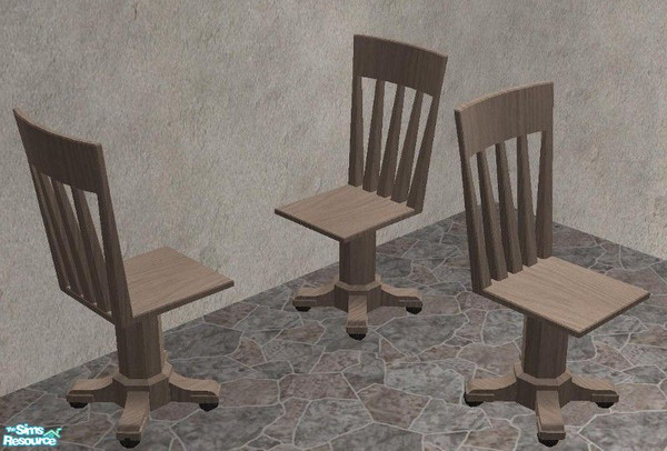 Sims 2 — Uyah Office Set - Office Chair by TheNinthWave — Uyah Office Chair.