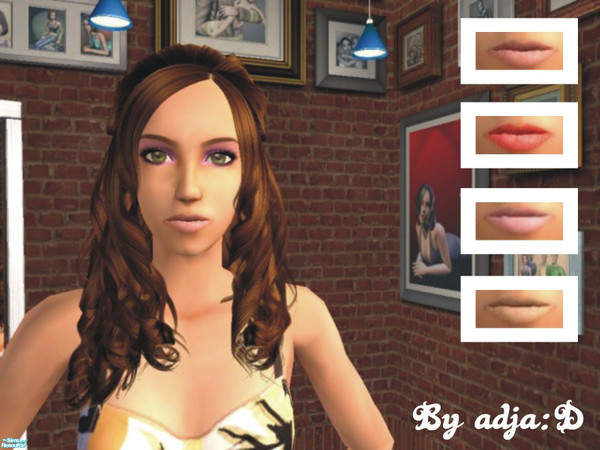 Sims 2 — Angie\'s Makeup - Realistic Lipsticks by adjaD — ...