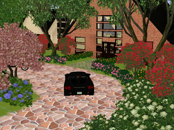 Sims 3 — A-Frames estate by Alicia_Bridges — A-Frames Estate is a large home that looks like it was constructed out of