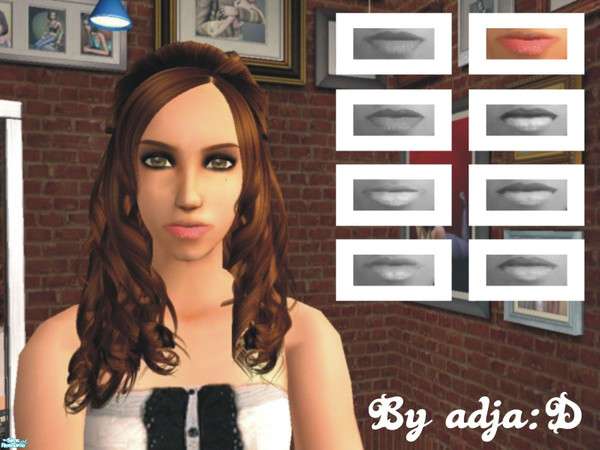 Sims 2 — Angie\'s Makeup - Natural Lips - 2 by adjaD — ...