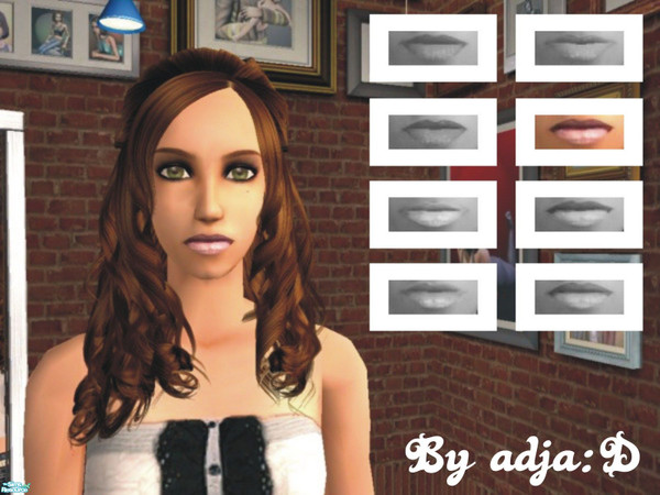 Sims 2 — Angie\'s Makeup - Natural Lips - 4 by adjaD — ...