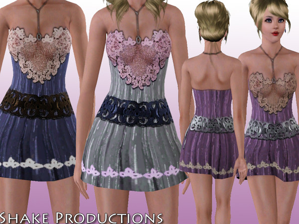 Sims 3 — Desislava by ShakeProductions — Stylish Lace Party dress for your beautiful sim by SimsProductions