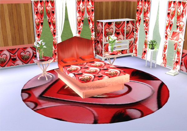 Sims 3 — marcorse_hearts afire pattern by marcorse — The universally accepted symbol of St Valentine . . red hearts . .