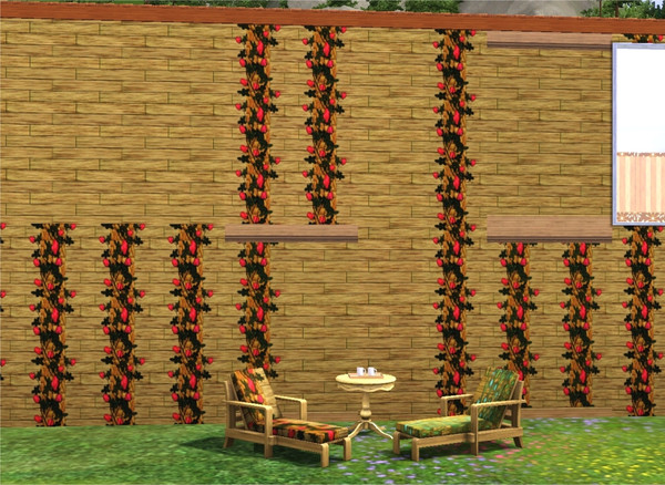 Sims 3 — marcorse_climbingwall pattern by marcorse — This is the wall behind my climbing rose in the Climbing pattern. It