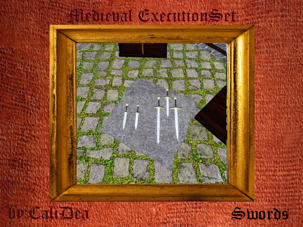 Sims 3 — Medieval Swords by CaliDea — Medieval Swords by CaliDea TSR