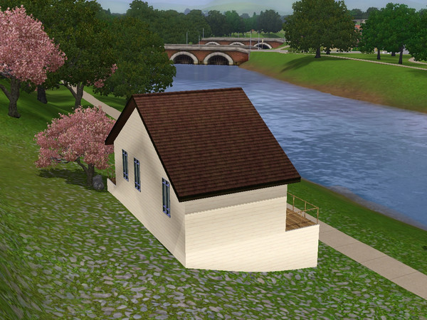 Sims 3 — Starter home for one! by msjanedoe2 — A perfect home for the sim who's just starting out! Fully furnished. (No
