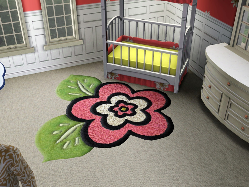 dixie_blue012000's Girls Flower Rug