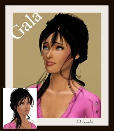 Sims 3 — Gala by 2freddie — Gala is not just pretty she has brains to match. She enjoys reading and dreams of becoming