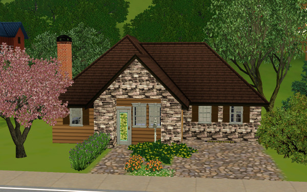 Sims 3 — The Reading by crdsoccerdude94 — This house is part of the tiny collection! It is a quaint 2 bedroom house that
