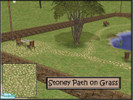 Sims 2 — Stoney Path On Grass by elanorbreton — One of the ground terrains I really love in the Sims 3 game is the round