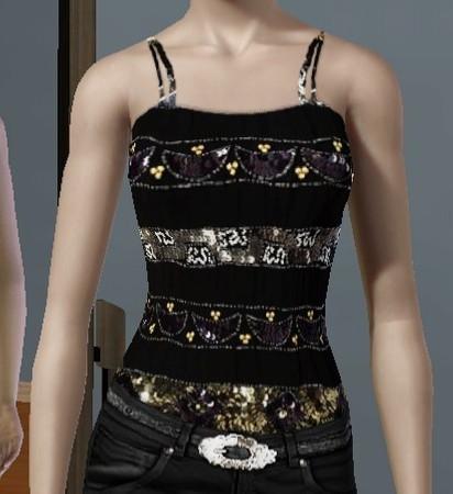 Sims 3 — Double strap Top by Precious_Sims — I doubled the straps and put a heart on the back