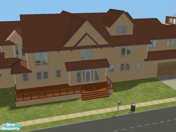 Sims 2 — Amherst by rb_500 — My first success at using CFE! I\'d say I have the hang of it as this house features two