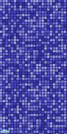 Sims 2 — Mozaic Walls - Mozaic Blue by verdeata — MOZAIC BLUE by verdeata