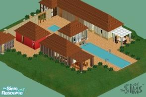 Sims 1 — On Holiday by Alimatt — Enjoy your holiday and move into this fashionable apartment hotel! With its 5 bedrooms