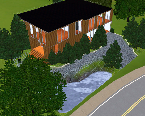 Sims 3 — Modern Home : Ero by joebax — This is a small family home for your sims to enjoy, or destroy. Thank You for