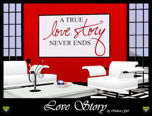 Sims 3 — Love Story by italiangirl629 — Happy Valentine's Day Everyone!! Enjoy this! :)