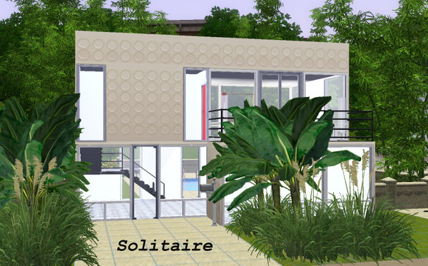 Sims 3 — Solitaire by orlov — The perfect space for a successful young professional. Ideally located across from the