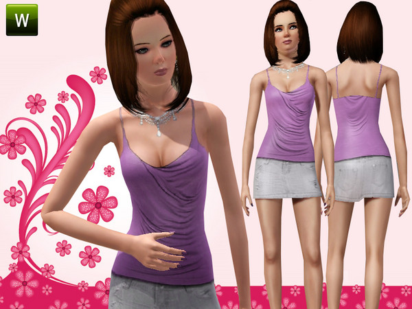 Sims 3 — Beautiful Liar by Simonka — New cute outfit. It includes two recolorable channels, Launcher Thumbnail and 3