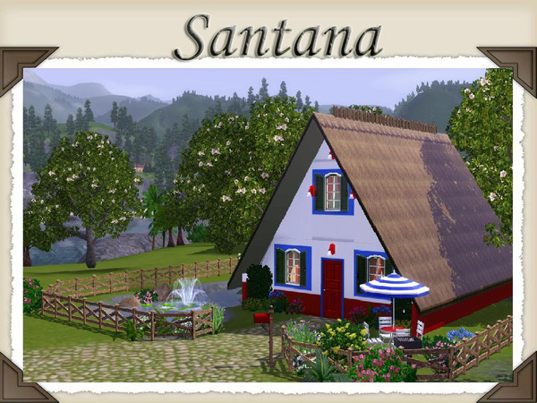 Sims 3 — Santana by srgmls23 — A tipic house from Madeira island...I loved these houses when I visited the island last