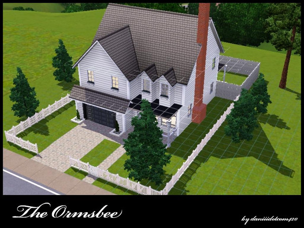 Sims 3 — The Ormsbee by daniiidotcom420 — 3 bedrooms, 2 1/2 bathrooms, backyard patio, hallway closet, gated