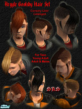 Sims 2 — Argyle Goolsby Hair Set by 71robert13 — Modeled after Argyle Goolsby\'s (from BlitzKid) hair style, This is sure