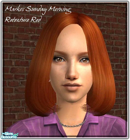 Sims 2 — Retexture of Markos Sunday Morning- Red by mky1374 — 5Natural Colours for the Sunday Morning Mesh - Binned -