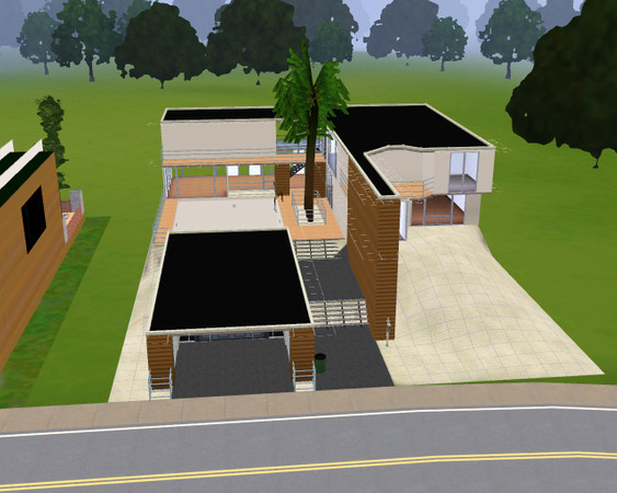 Sims 3 — Modern Beach Home : Arzoth by joebax — Here is a nice beach home I made real quick while looking at blueprints.
