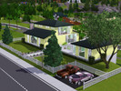 Sims 3 — Green and Yellow.. It's a House! by Keanu501 — Ocean views dominate this well appointed aerie that retains a