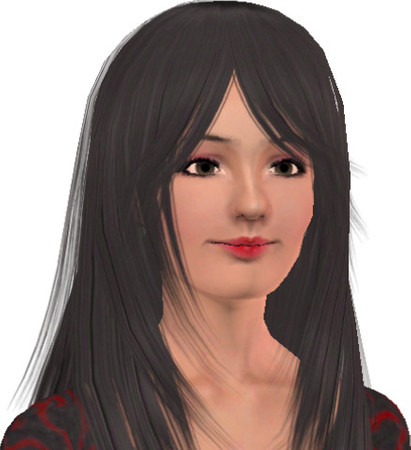 Sims 3 — An Kun-Ning by iamKAEZEE — She's asian, and has her twin sister.