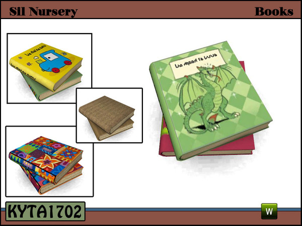 Sims 3 — Sil books  by Kyta1702 — for a bedtime story