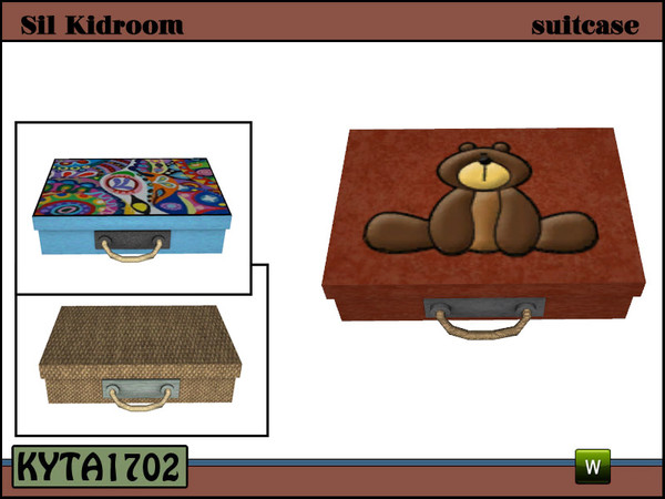 Sims 3 — Sil suitcase by Kyta1702 — A happy suitcase.