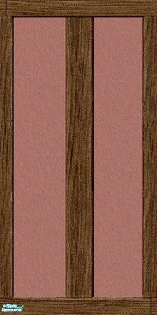 Sims 2 — Maxis Match Rose Stucco with Timbering by Helenloki — Matches existing Maxis wall. Enjoy.