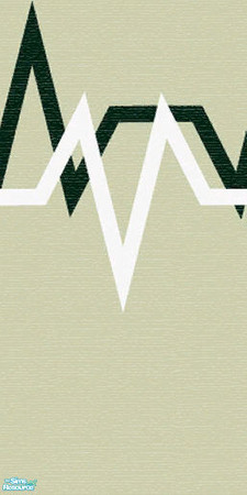 Sims 2 — Wave Set - Wave02wall by hells_pardon — Part of the 9 peice Wave Set. The set includes 5 walls in various colors